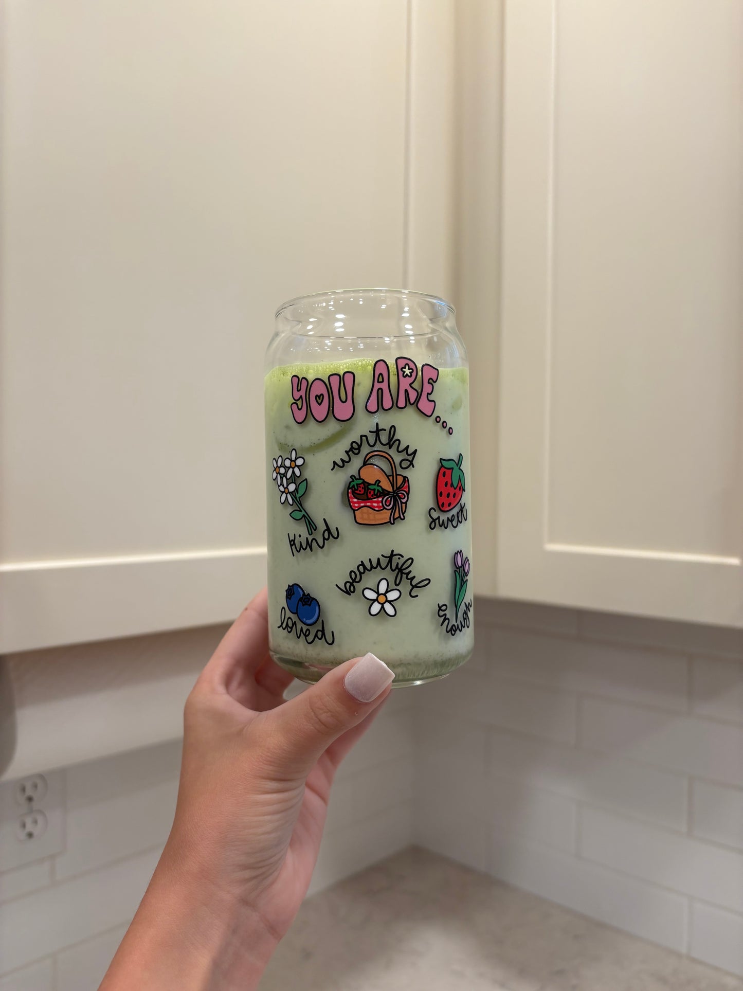 You Are Worthy Glassware