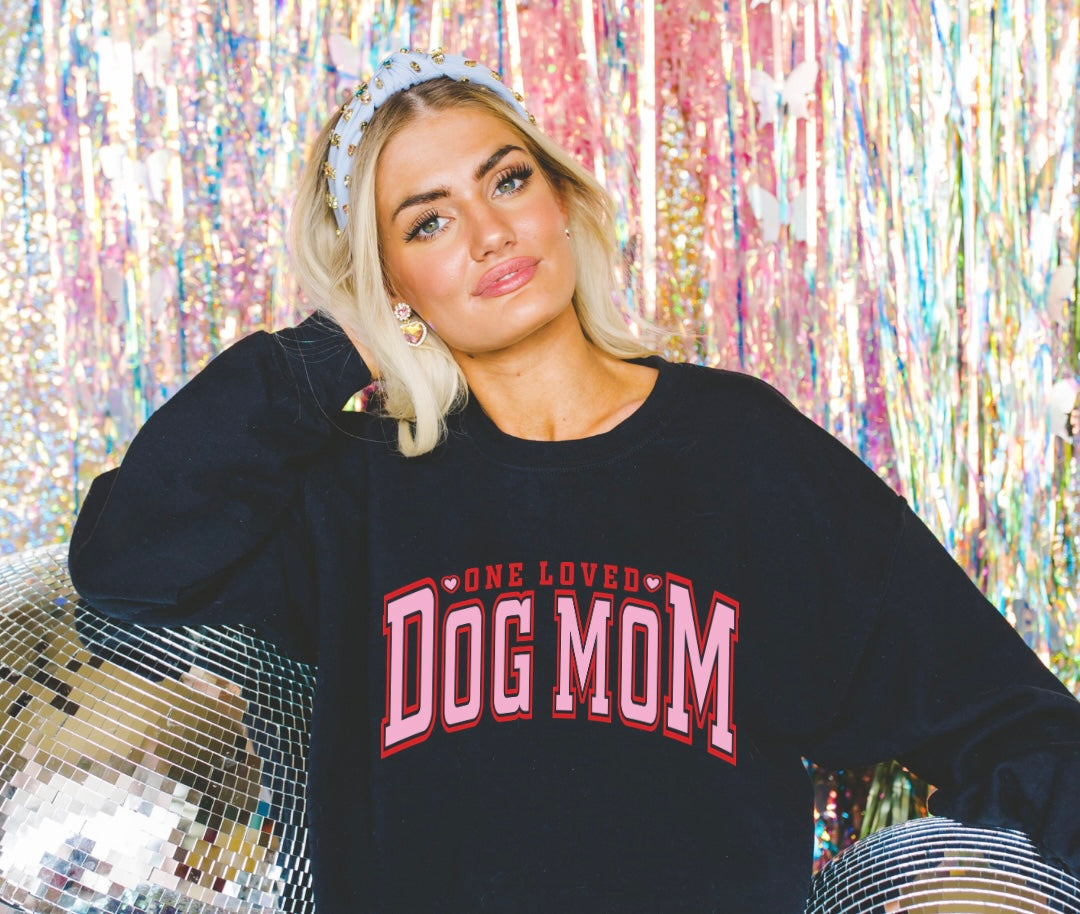 One Loved Dog Mom Crewneck