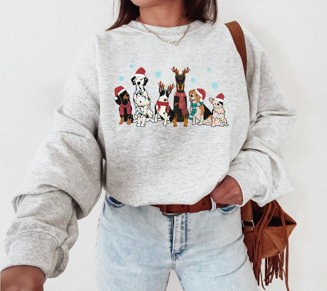 Christmas Dogs Sweatshirt