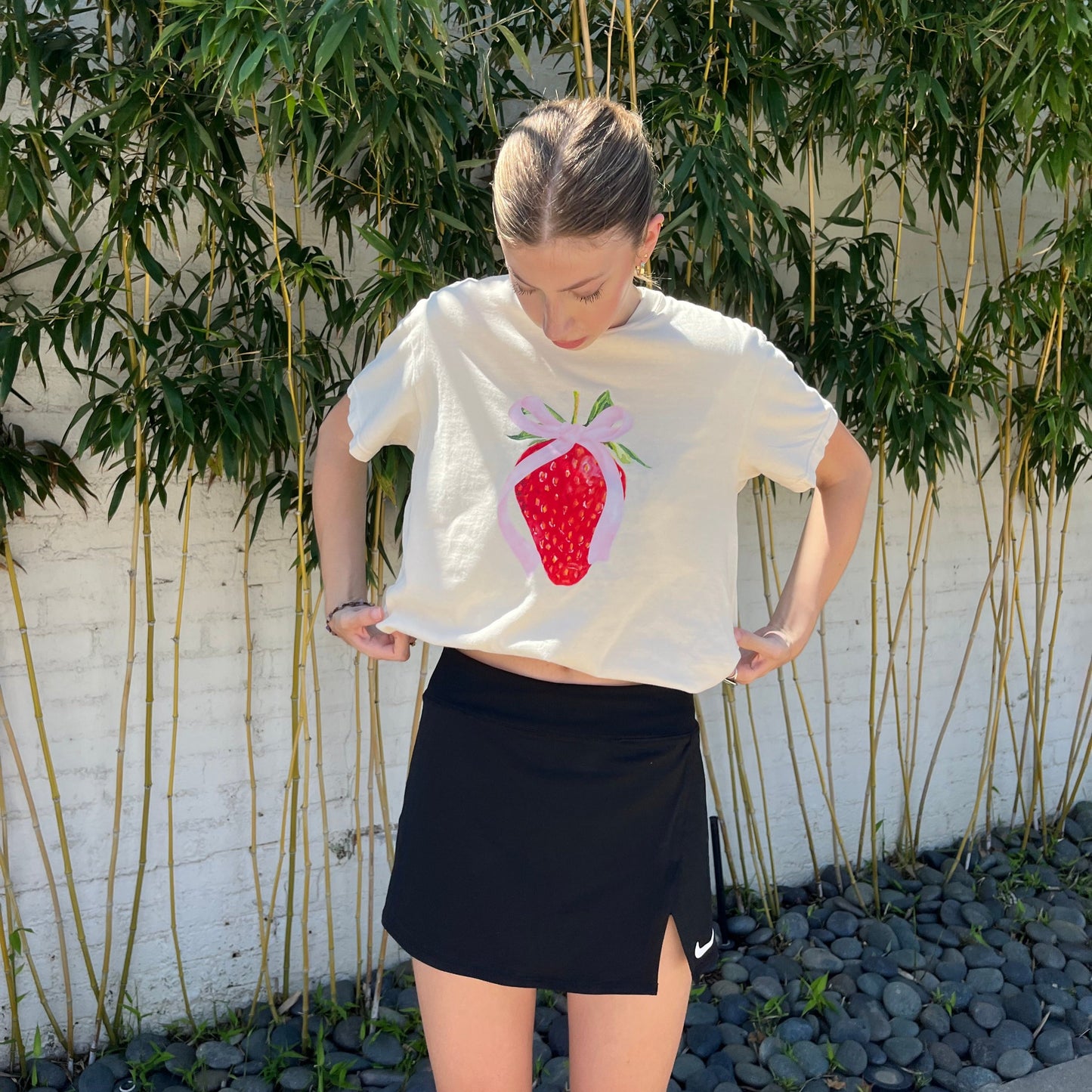 Vintage Strawberry Coquette Graphic Tee