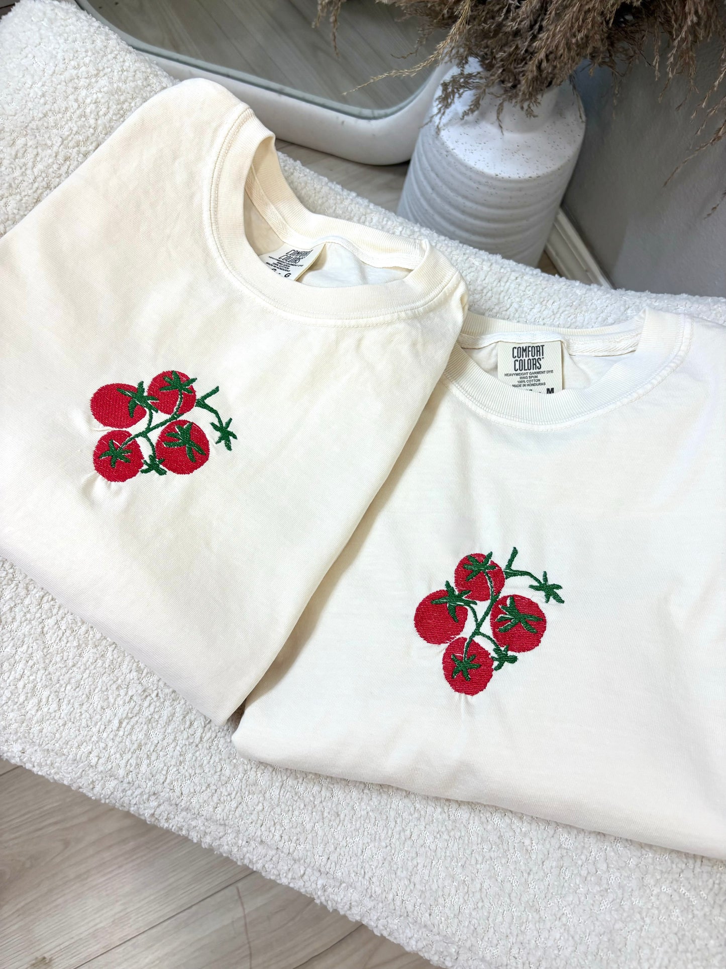 Embroidered Tomato Tee