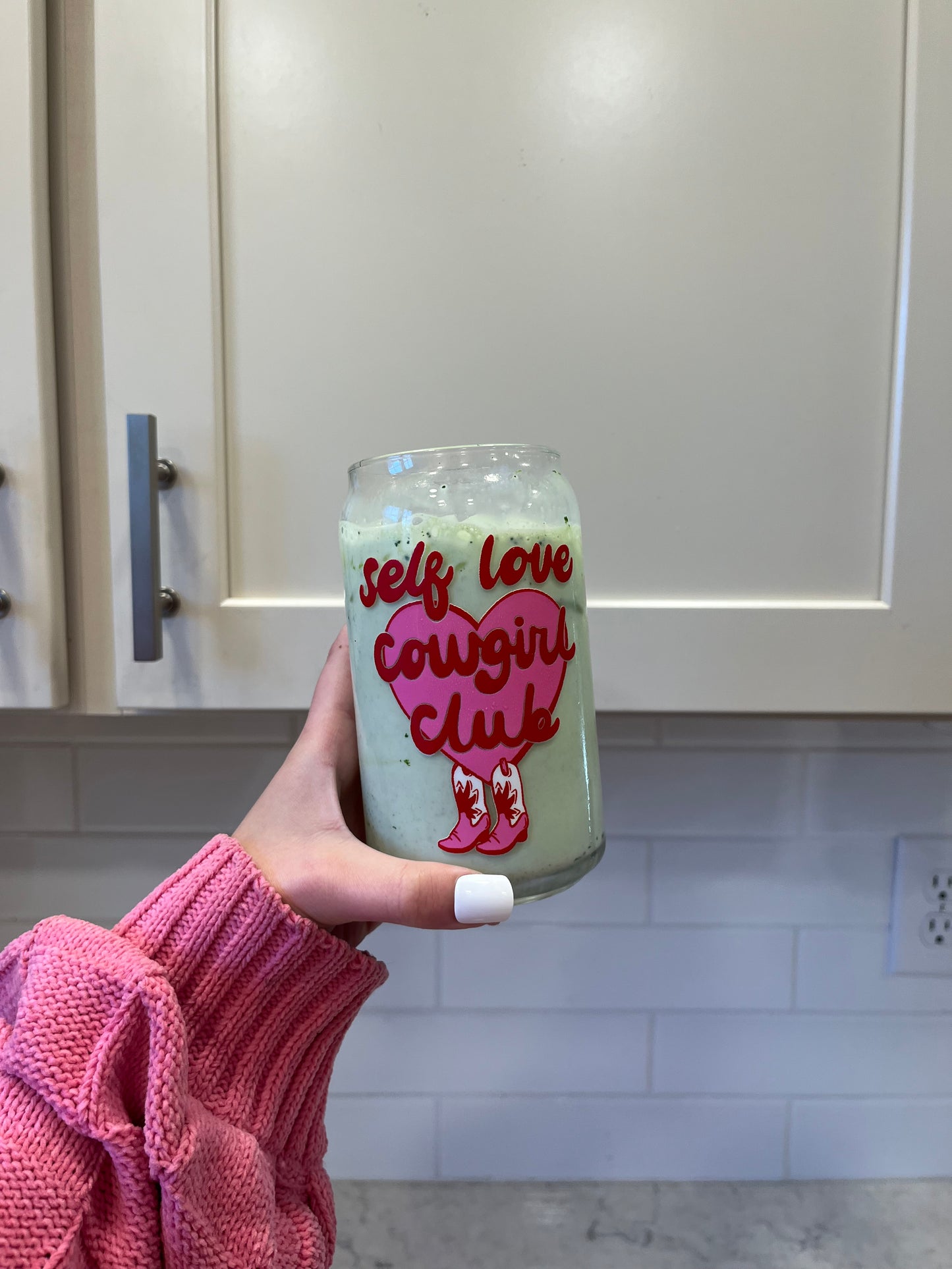 Self Love Cowgirl Club Glass