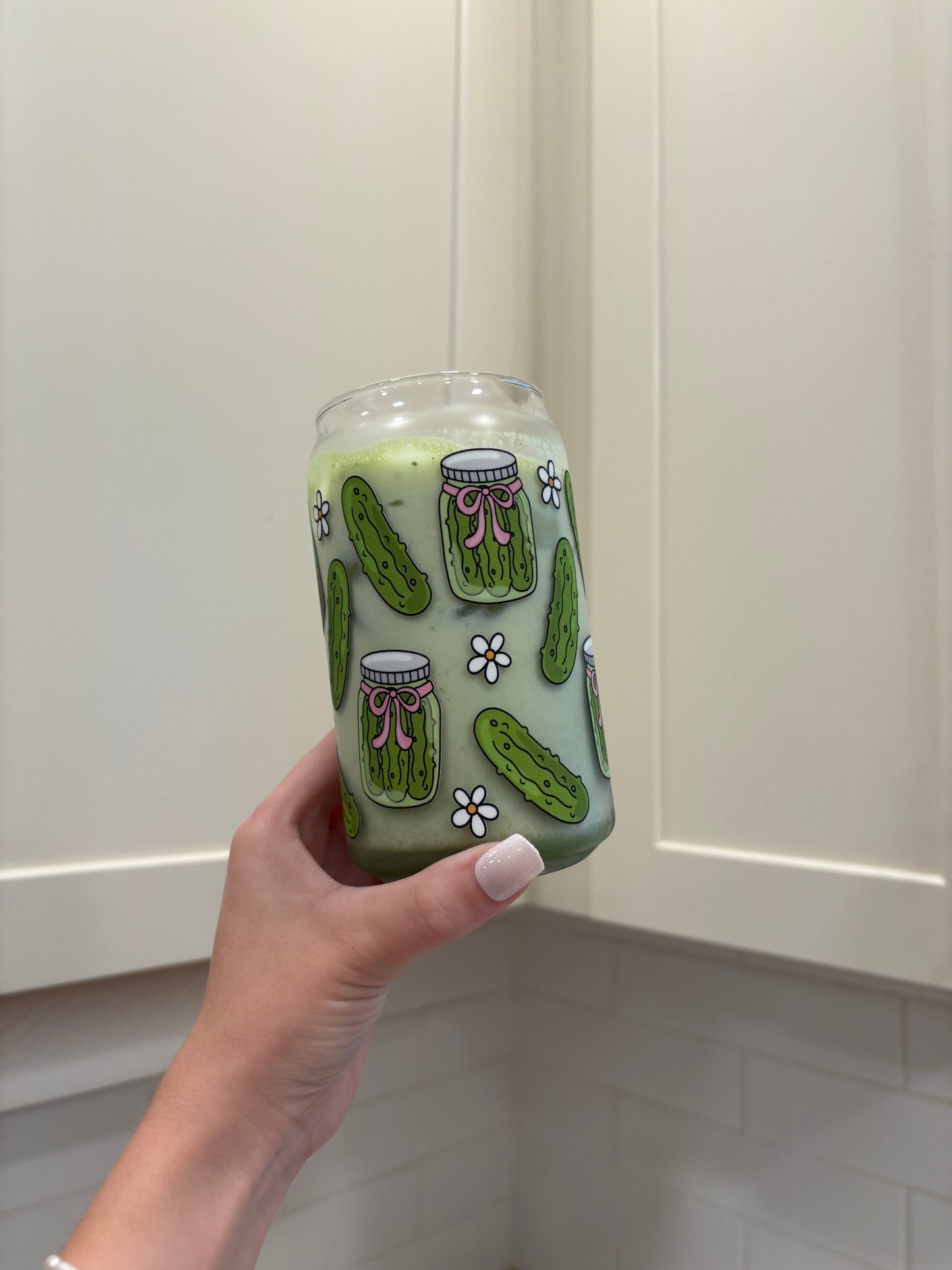 Pickle Coquette Farmers Market Glass