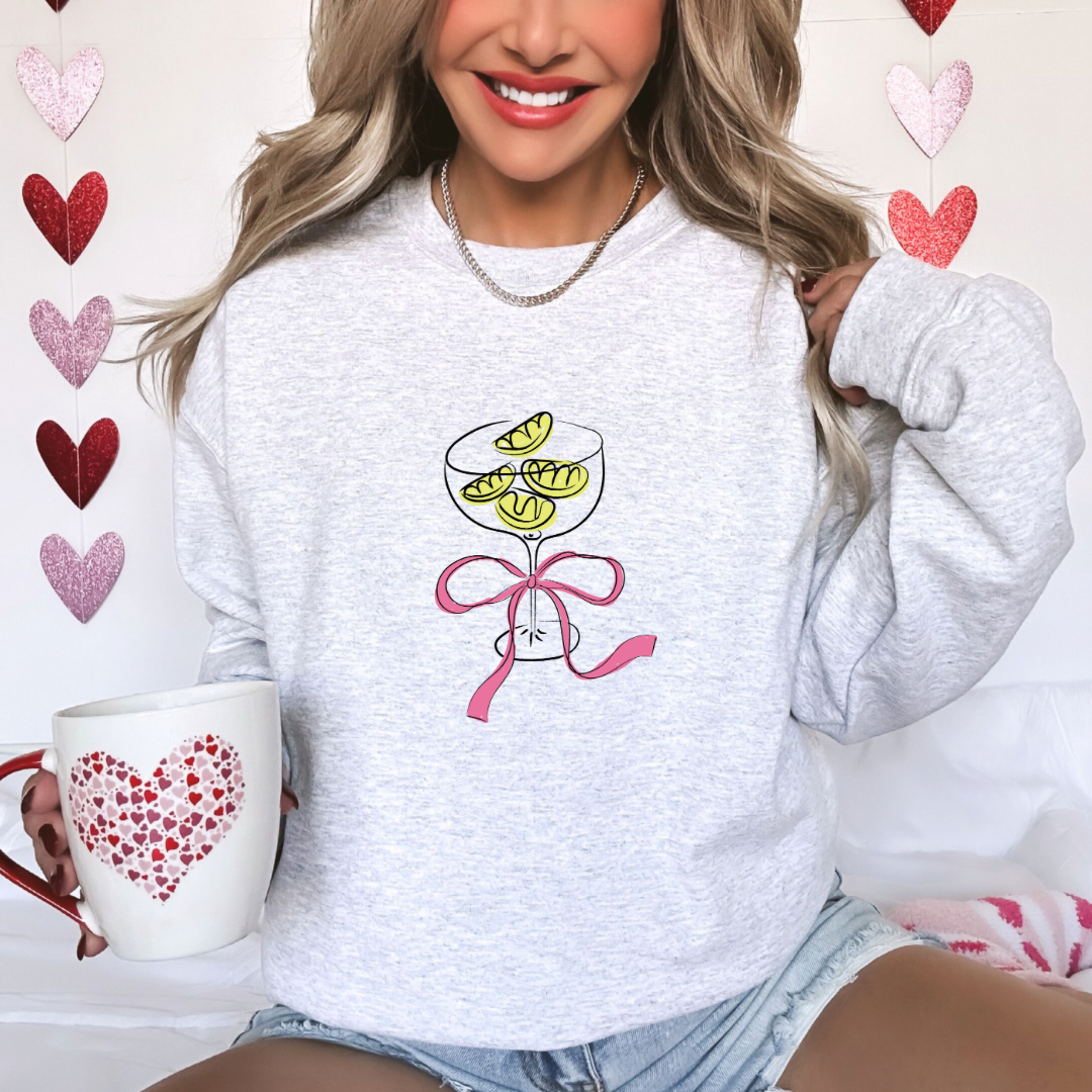 Lemon Bow Fruit Sweatshirt