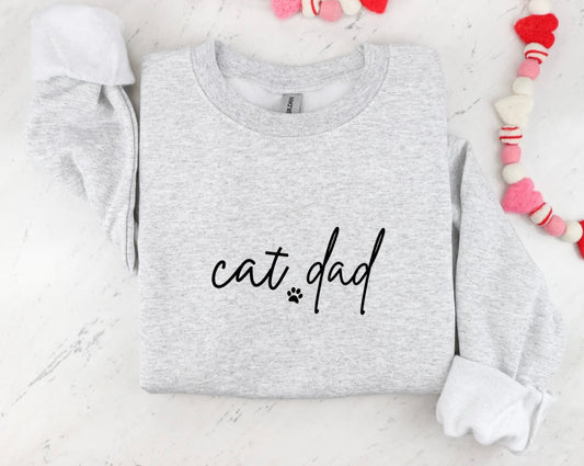 Dainty Cat Dad Sweatshirt