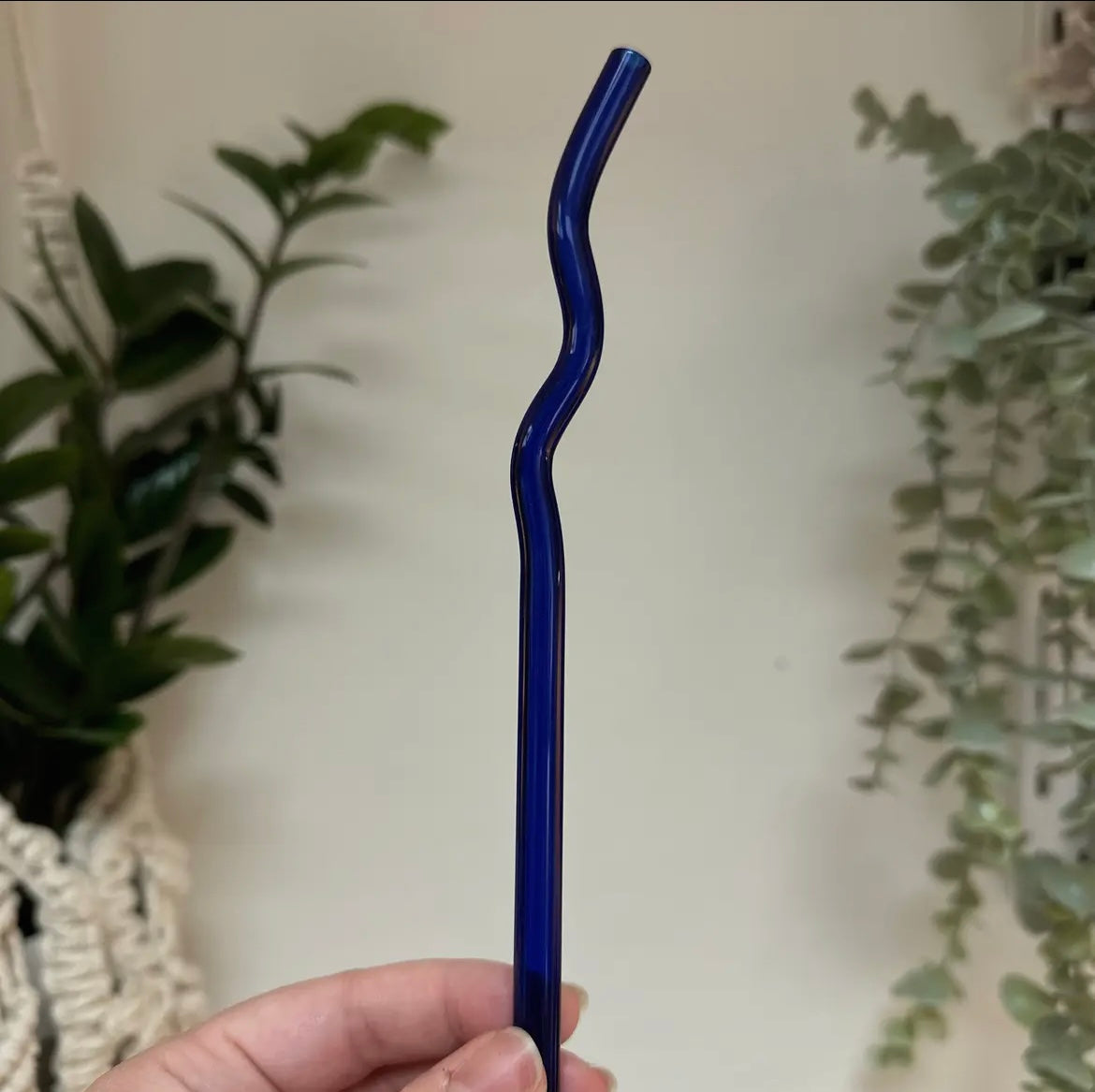 Wavy Glass Straws