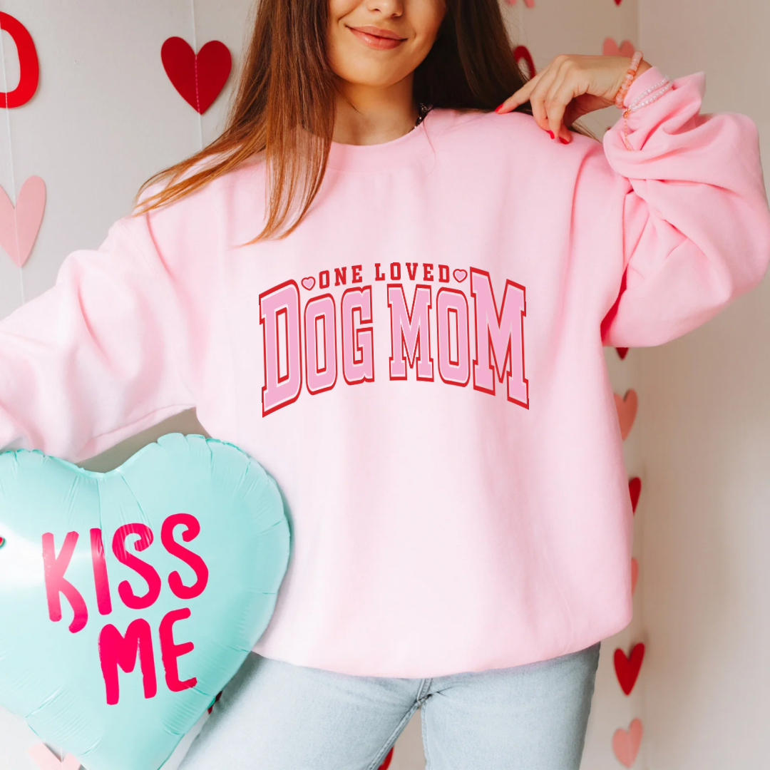 One Loved Dog Mom Crewneck