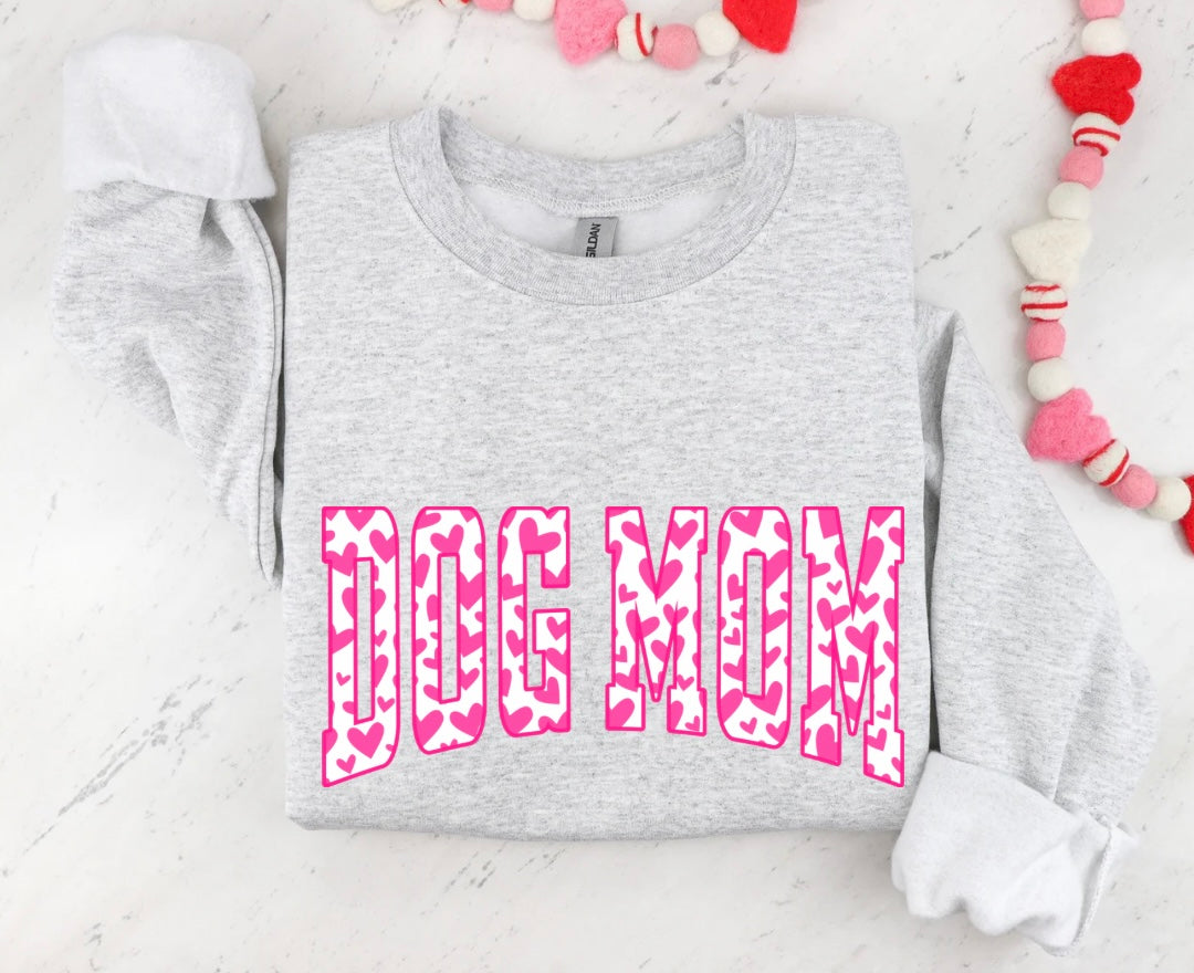 Dainty Heart Dog Mom Crewneck
