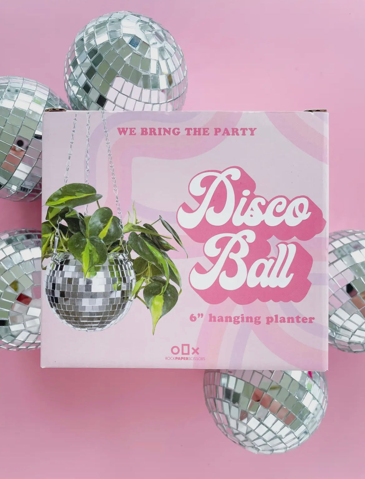 6” Disco Hanging Planter