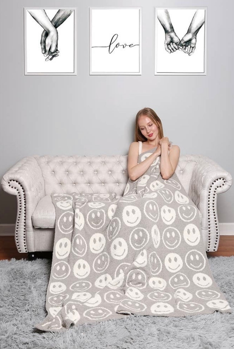 Happy Luxury Soft Throw Blanket