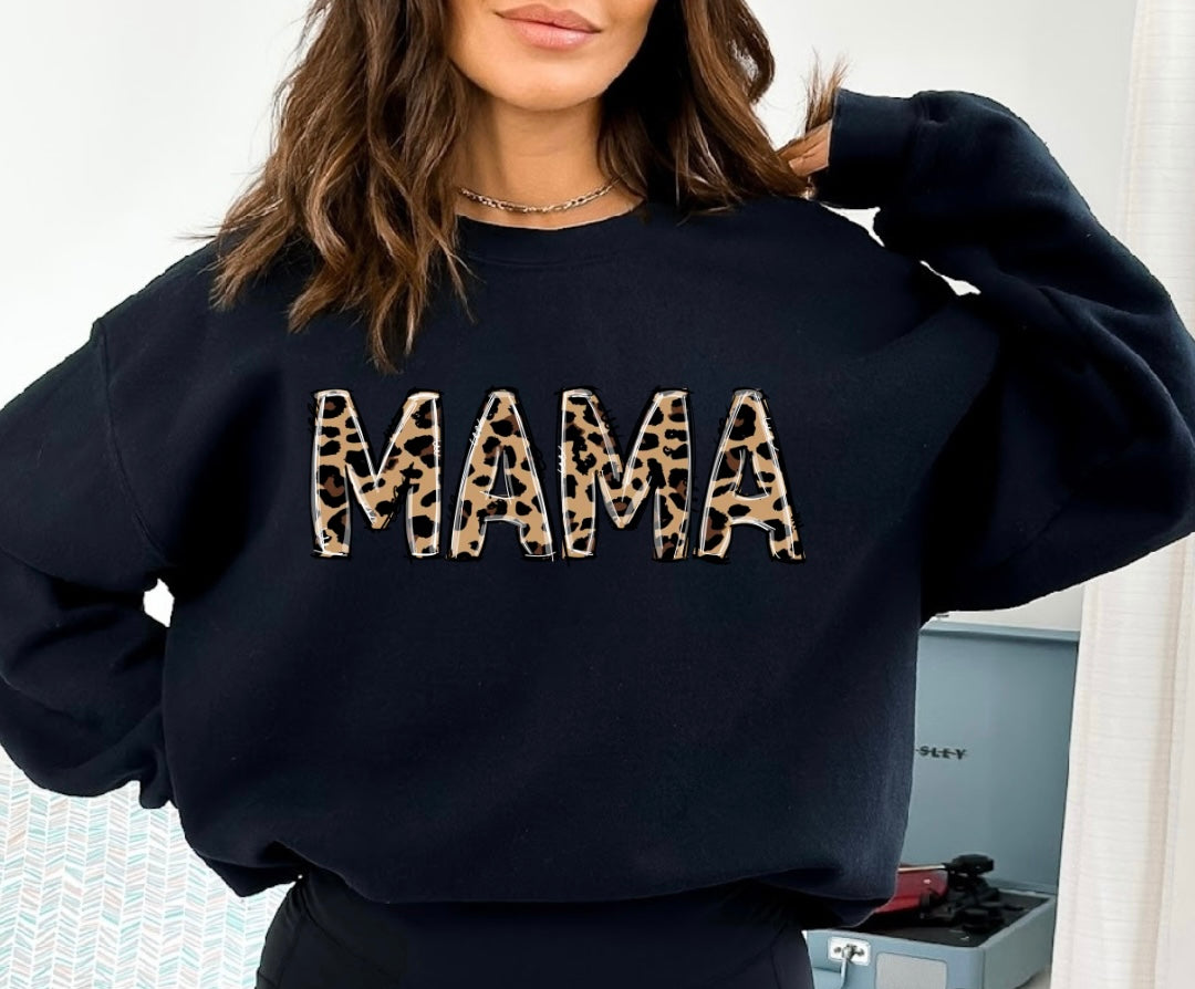 Cheetah Mama Crewneck