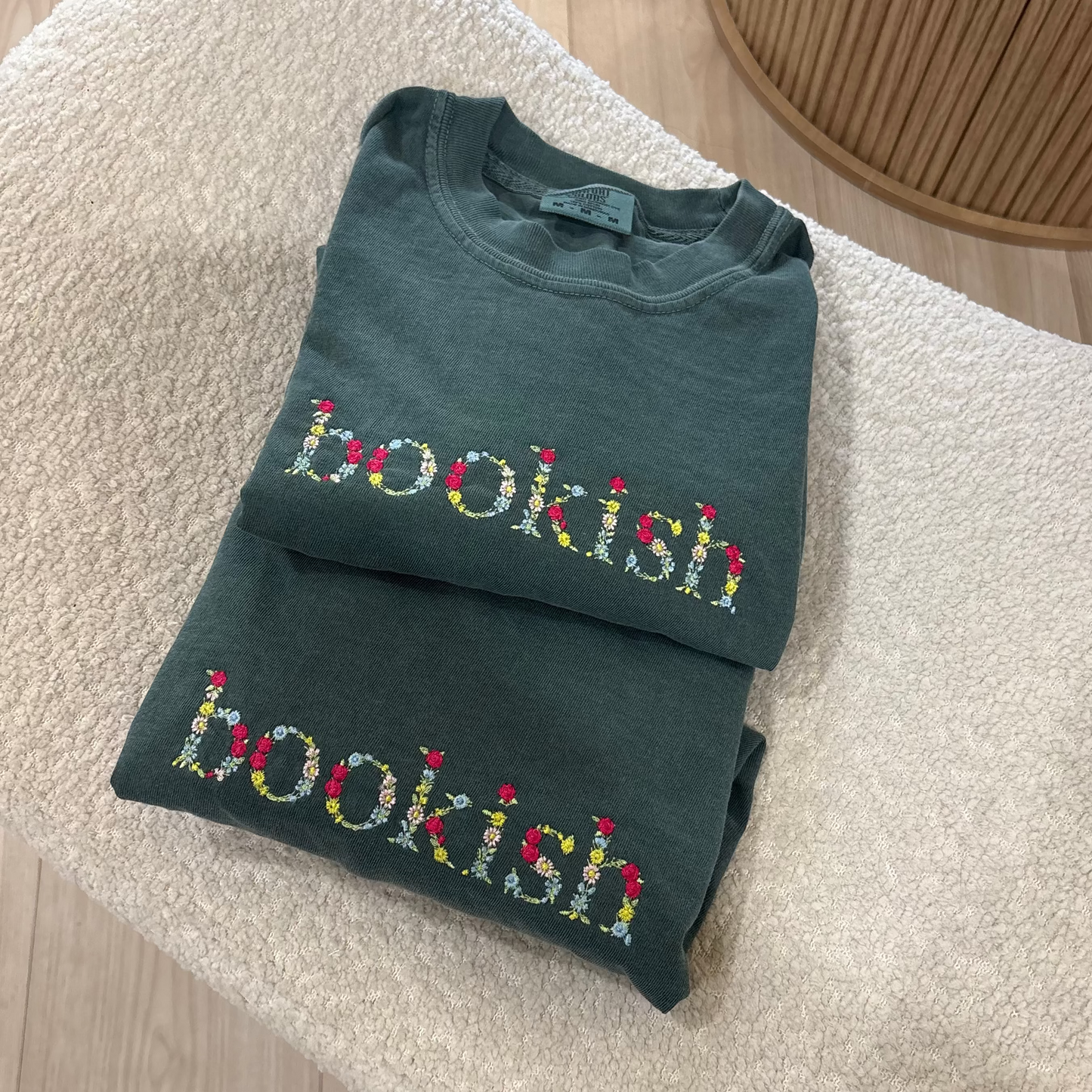 Bookish Embroidered Tee