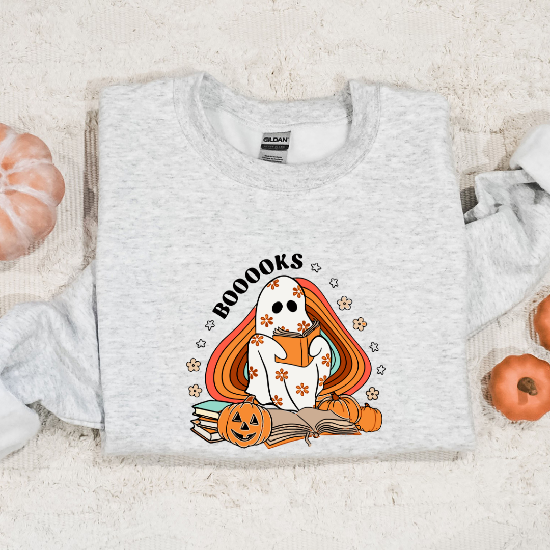 Spooky Ghost Bookish Sweatshirt