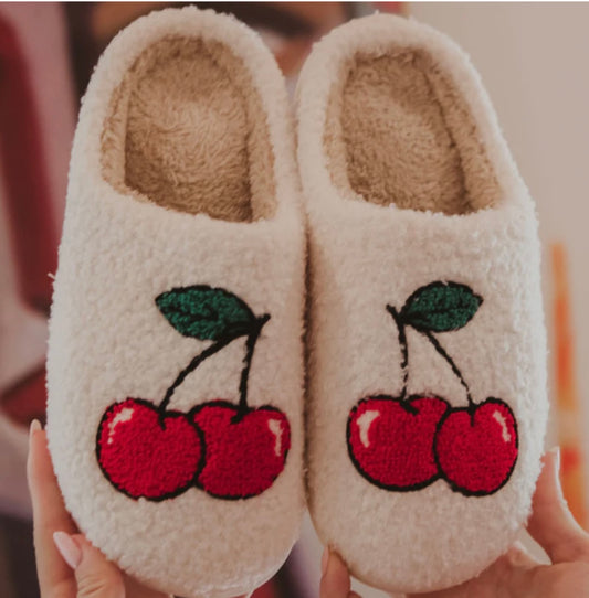 Cherry Slippers