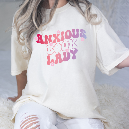 Anxious Book Lady