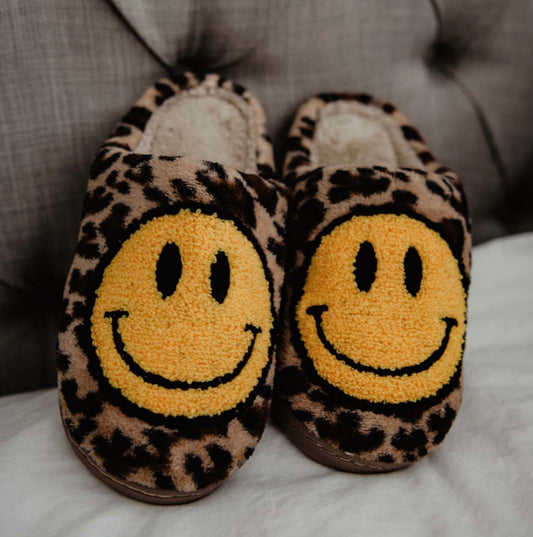 Happy Cheetah Slippers