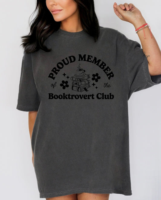 Booktrovert Club Tee