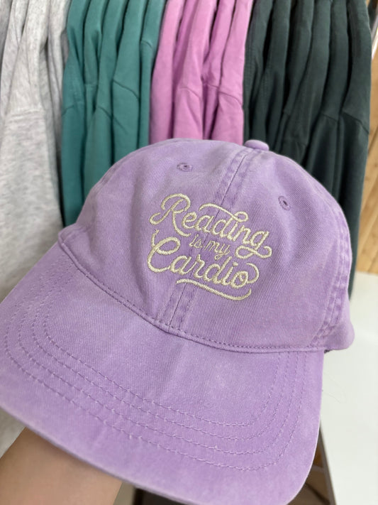 Reading is my Cardio Hat