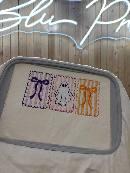 Spooky Coquette Embroidered Tee