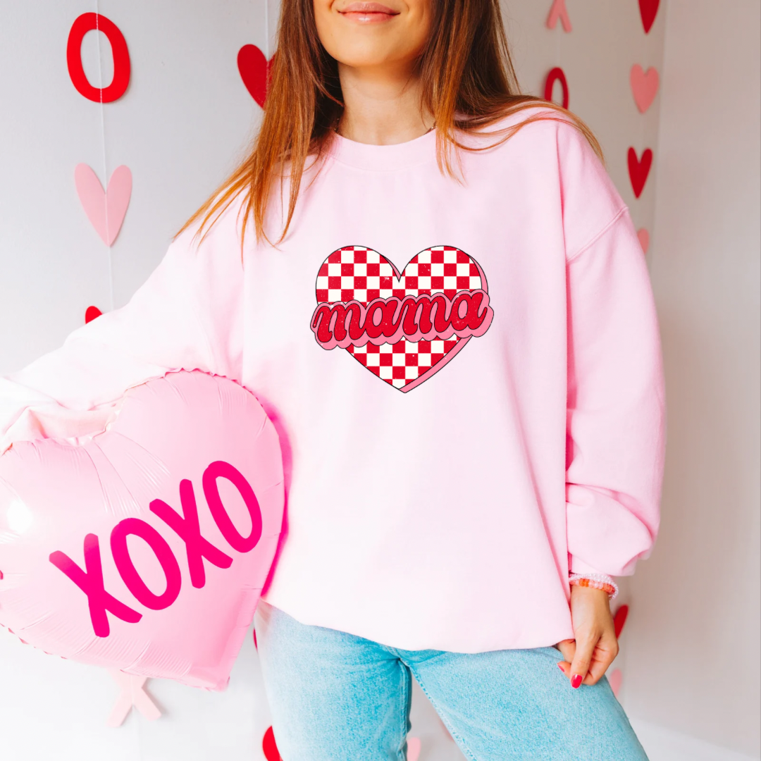 Checkered Mama Sweatshirt