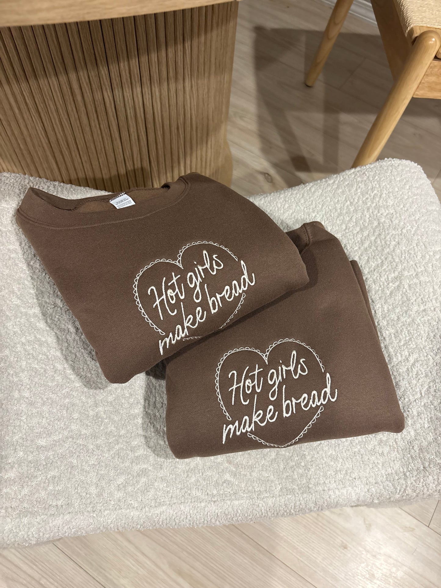 Hot Girls Make Bread Embroidered Top