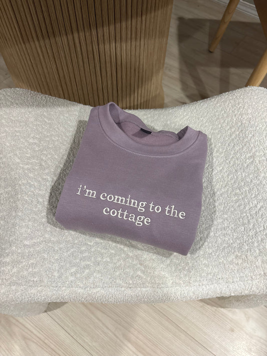 I’m coming to the cottage Embroidered Top