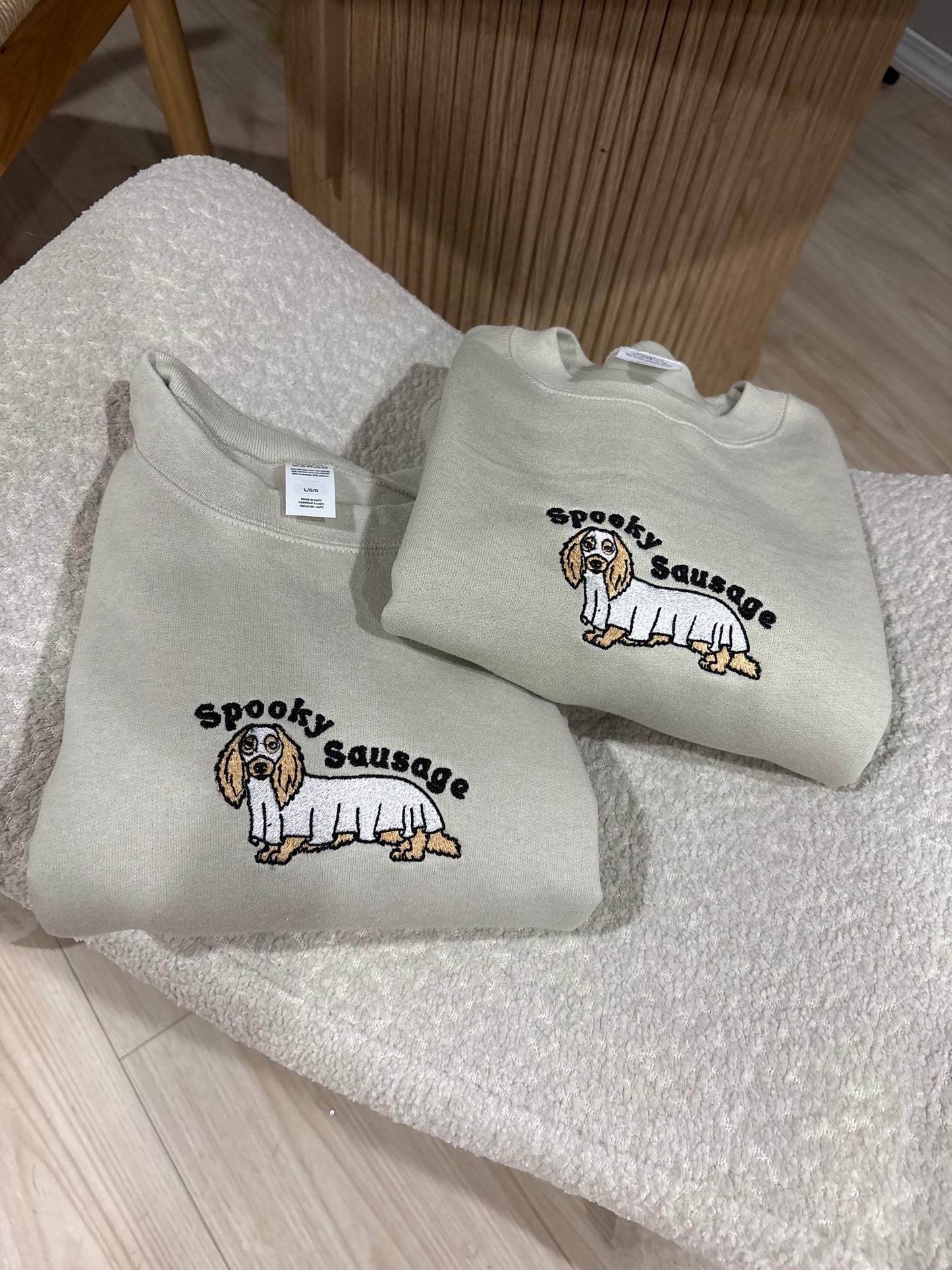 Spooky Sausage Embroidered Sweatshirt