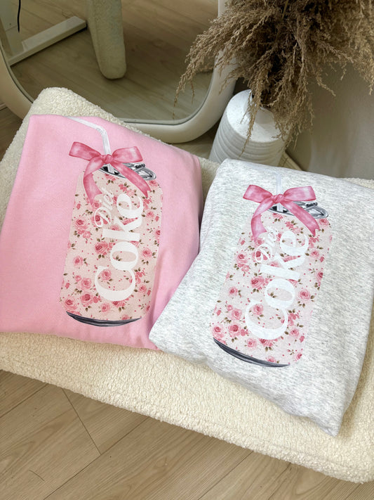 Pink Diet Soda Sweatshirt