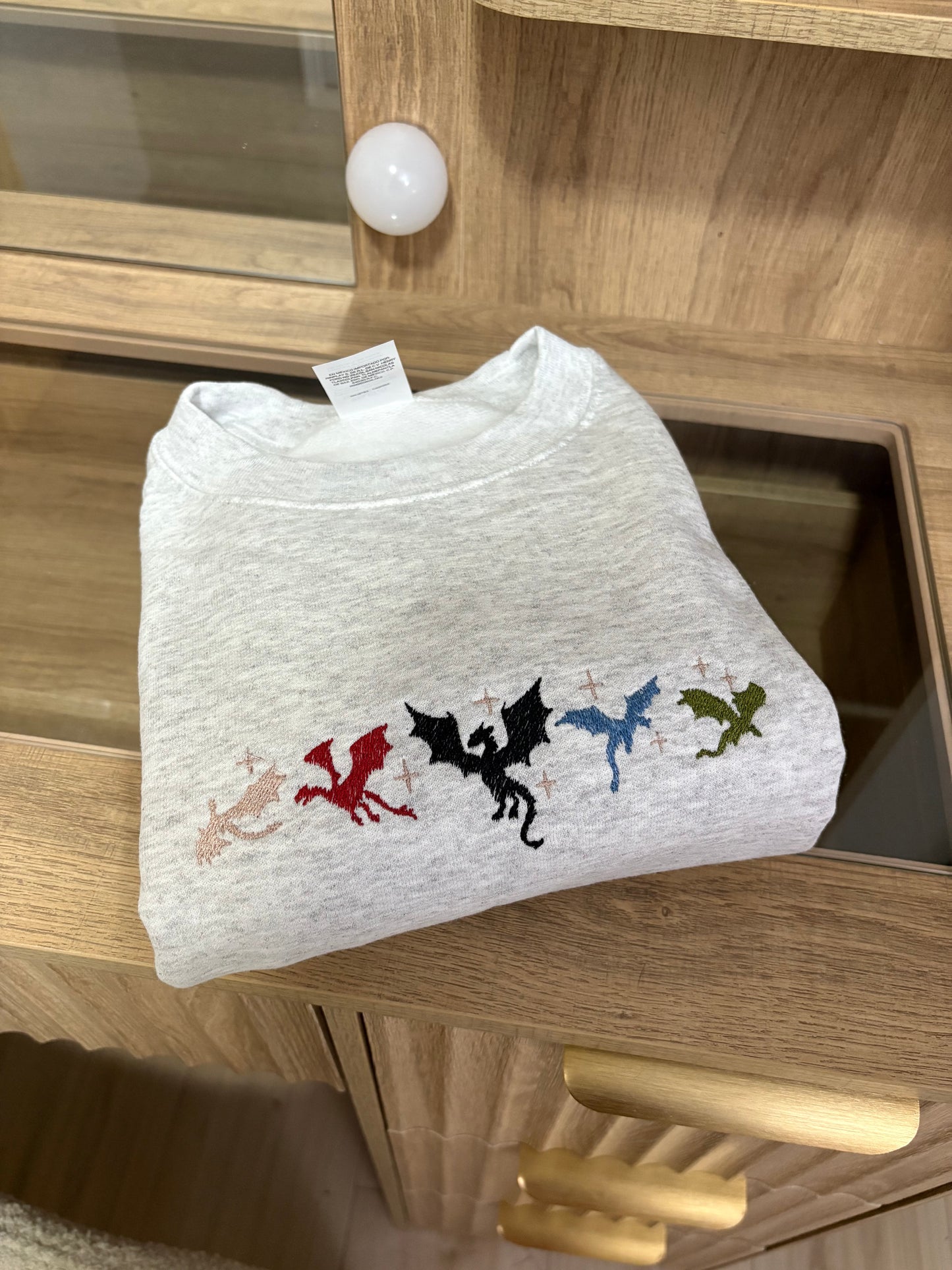 Dragon Sweatshirt ~ Embroidered
