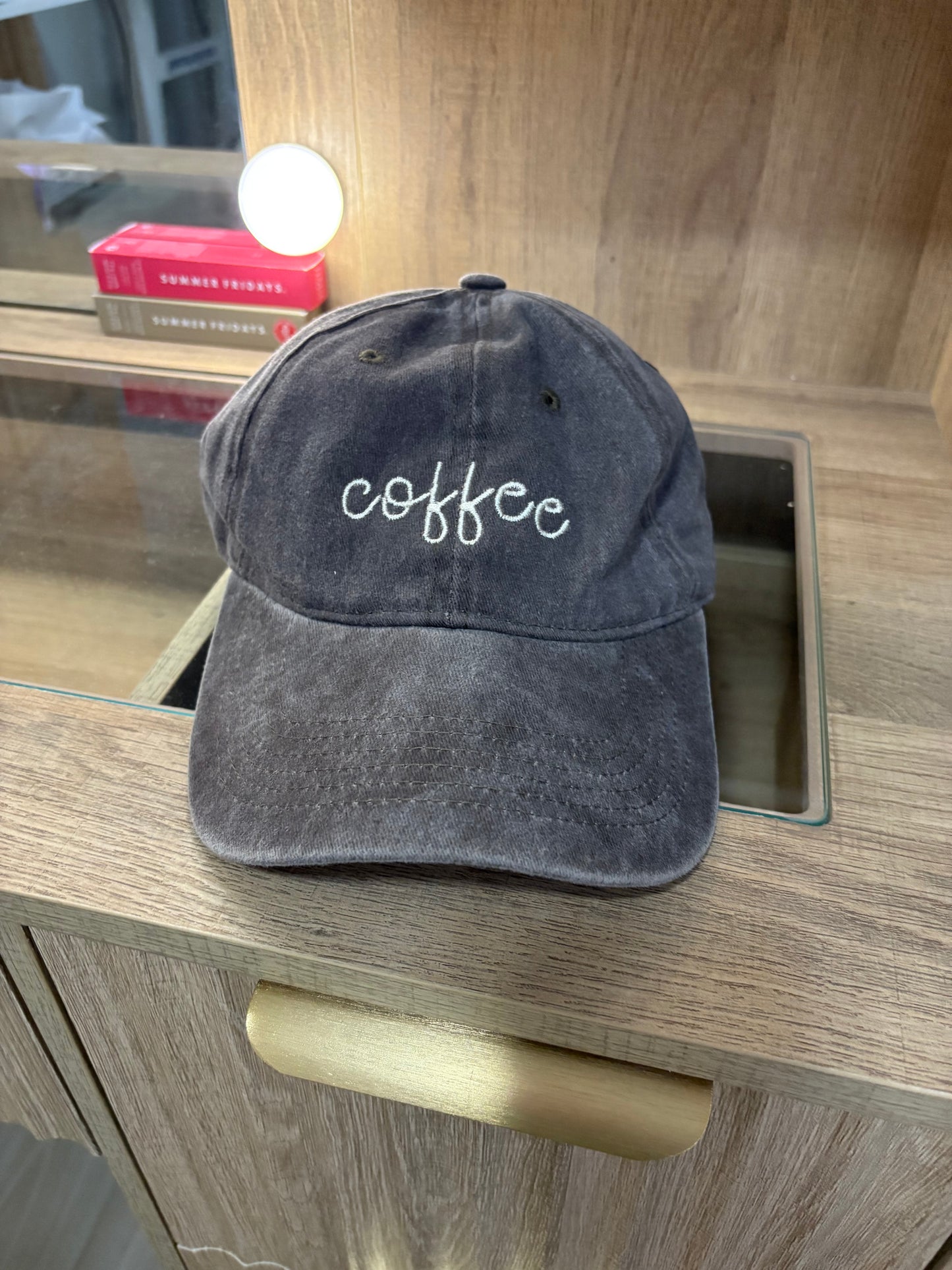 Coffee Embroidered Hat