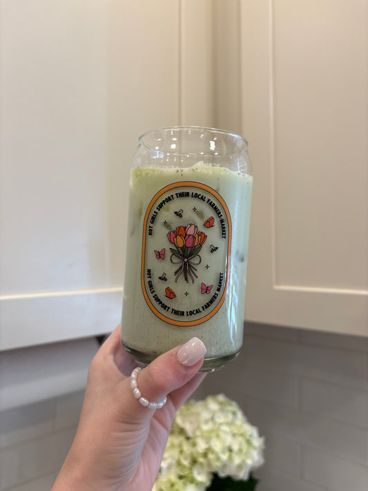 Hot Girls Support Their Local Farmers Market Glass