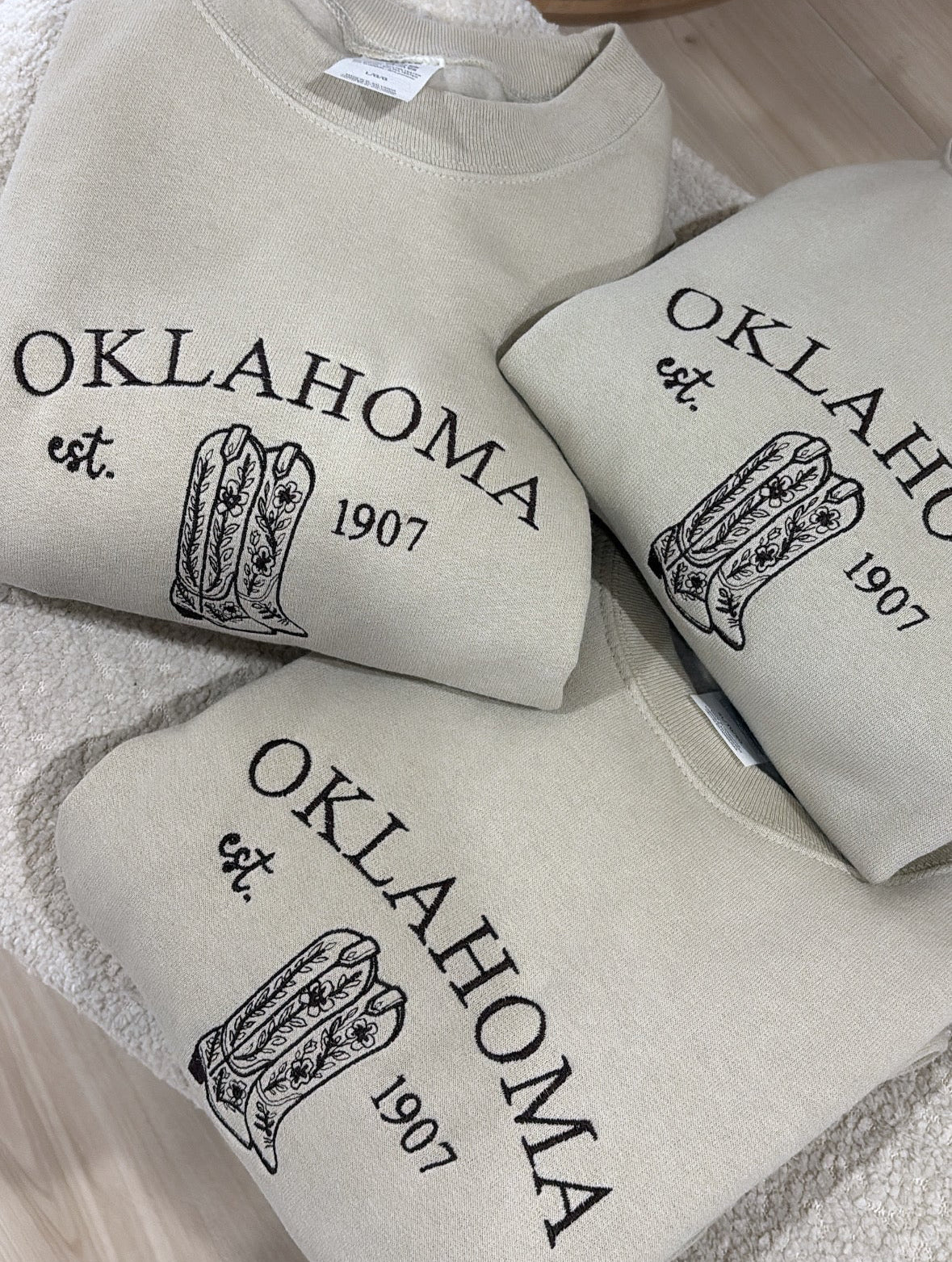 Oklahoma Embroidered Sweatshirt