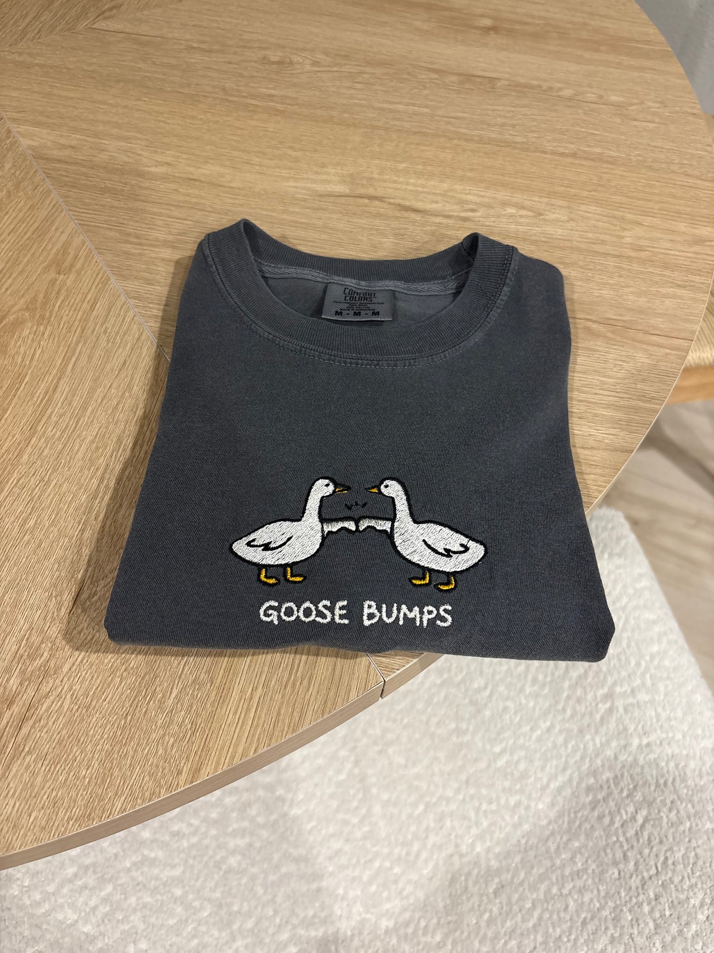 Goose Bumps Embroidered Tee