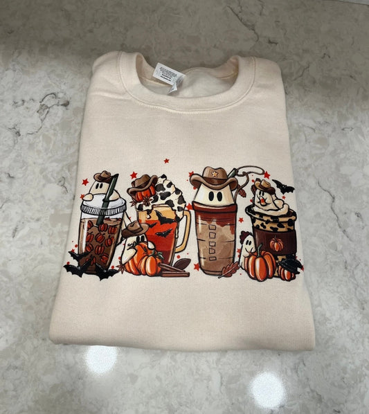 Boo Haw Latte Sweatshirt