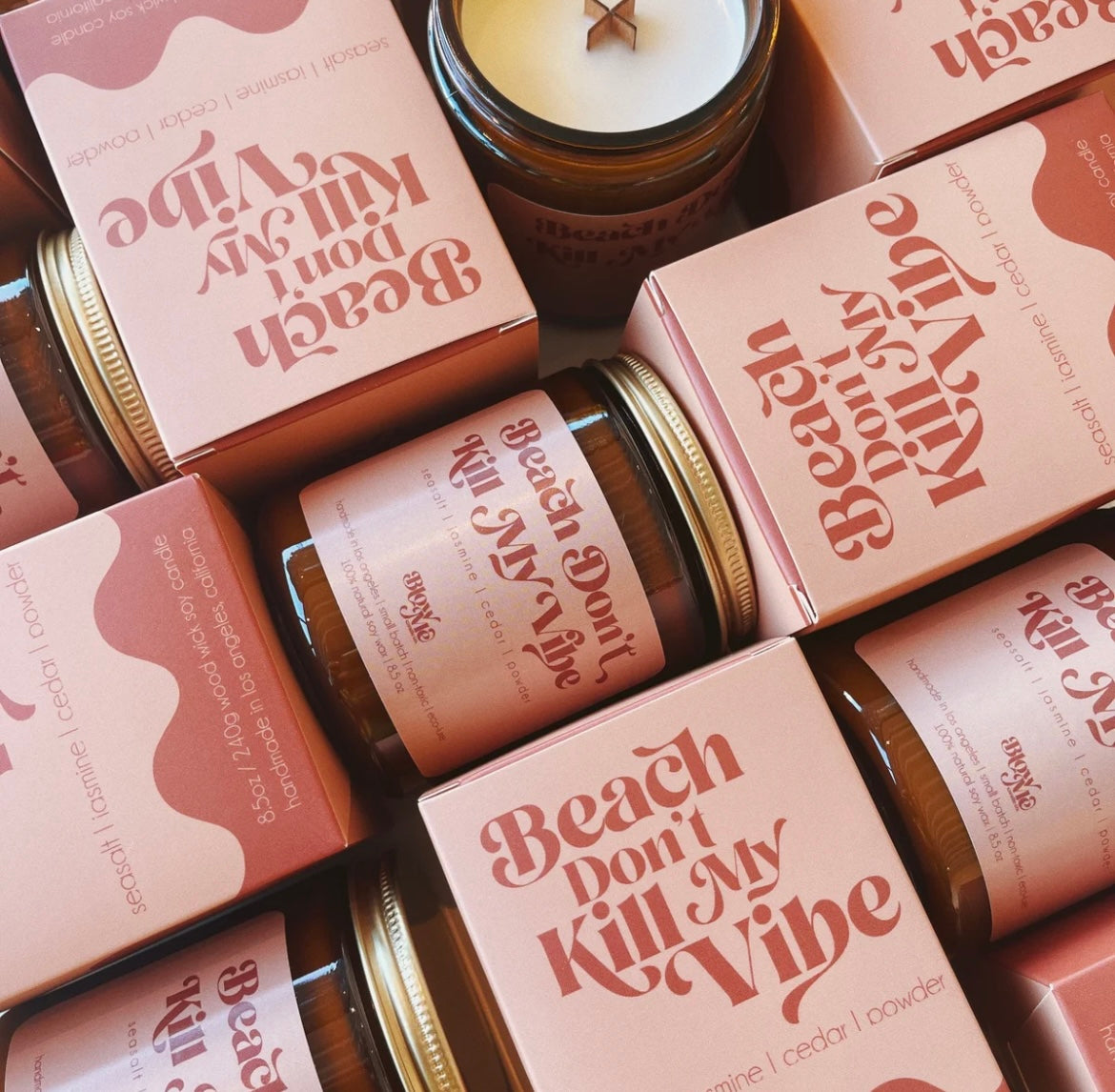 Beach Don’t Kill My Vibe Candle