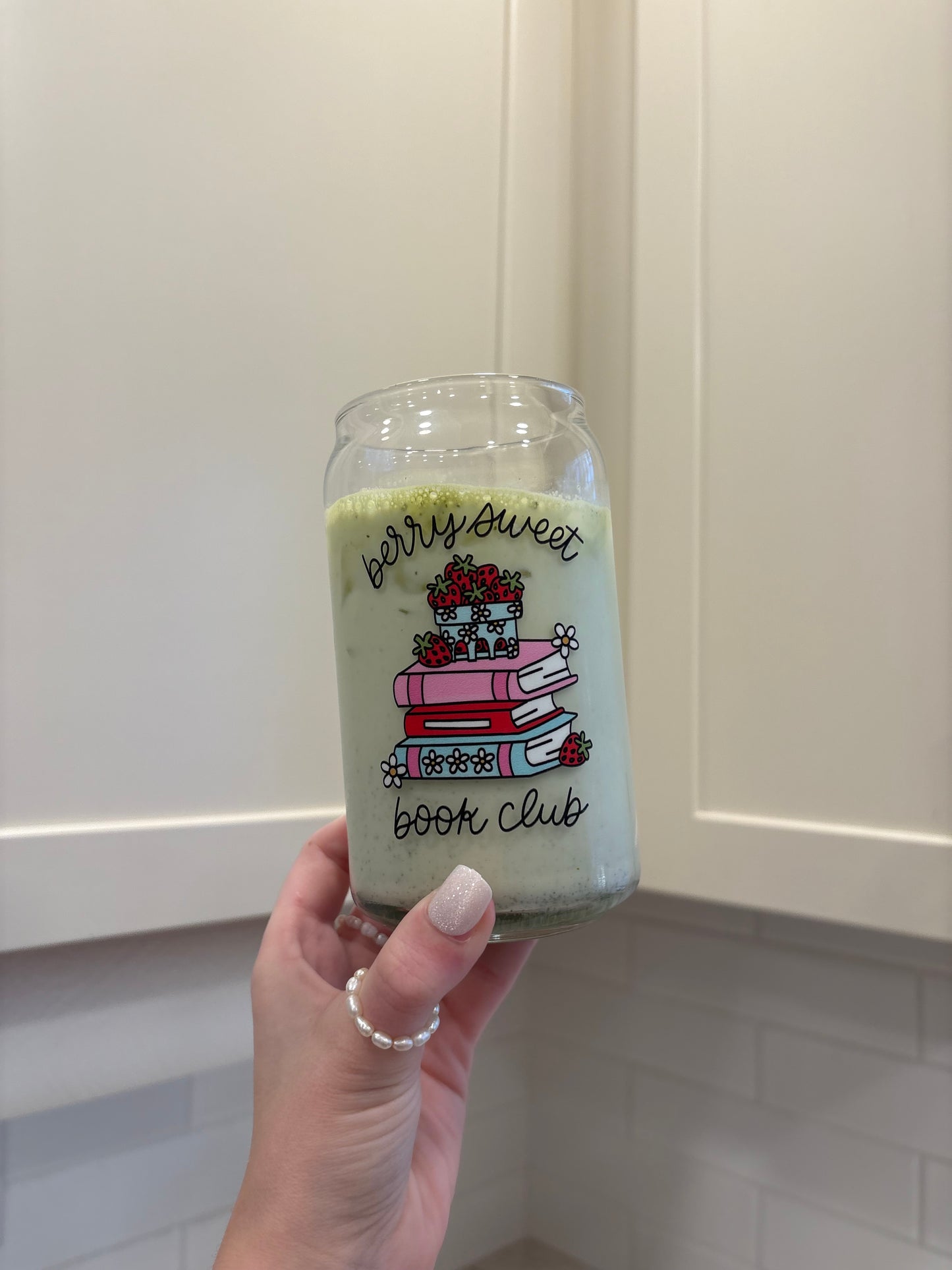 Berry Sweet Book Club Glass