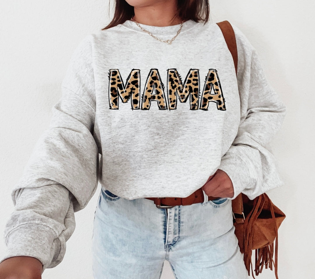 Cheetah Mama Crewneck