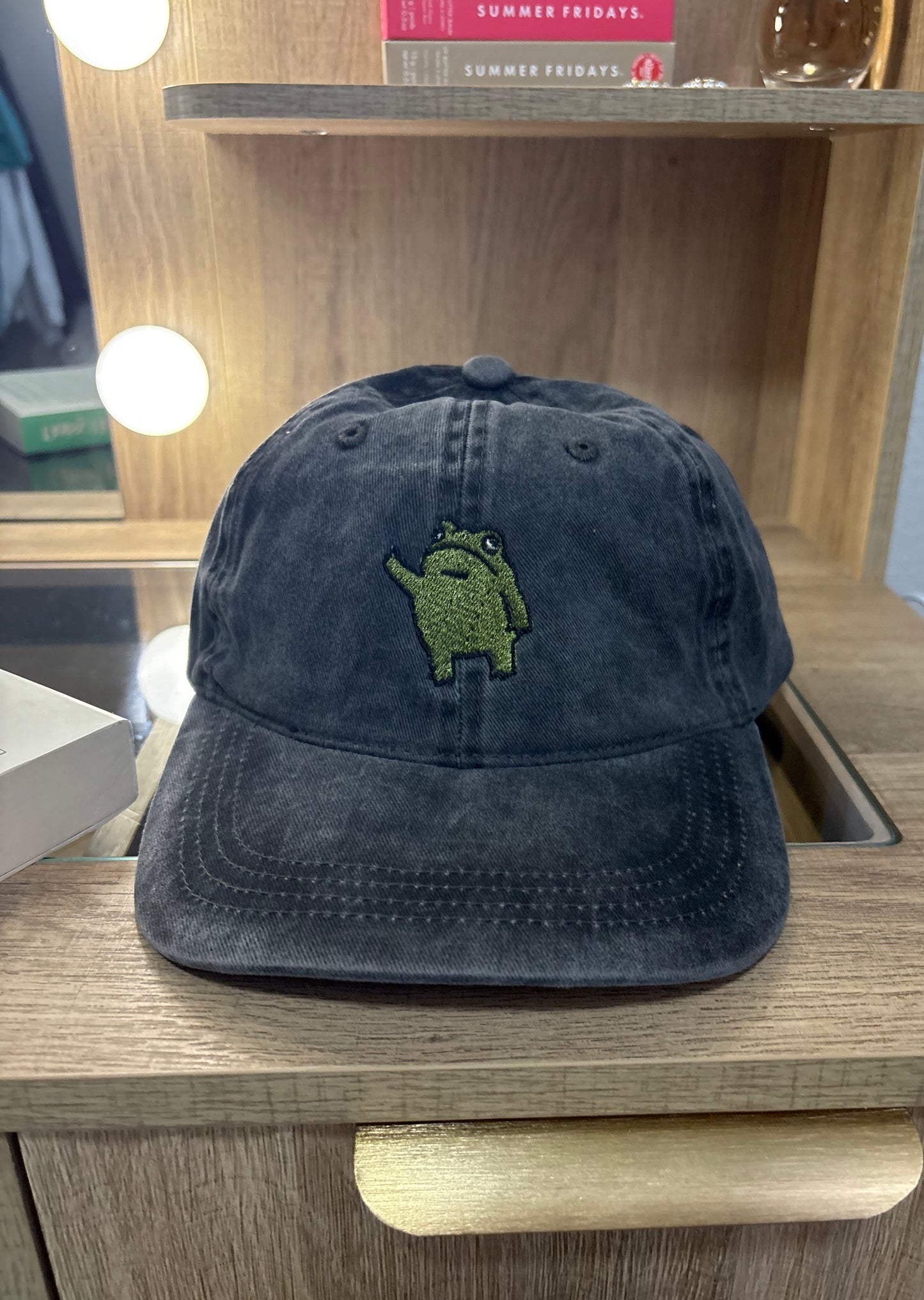 Frog Embroidered Hat