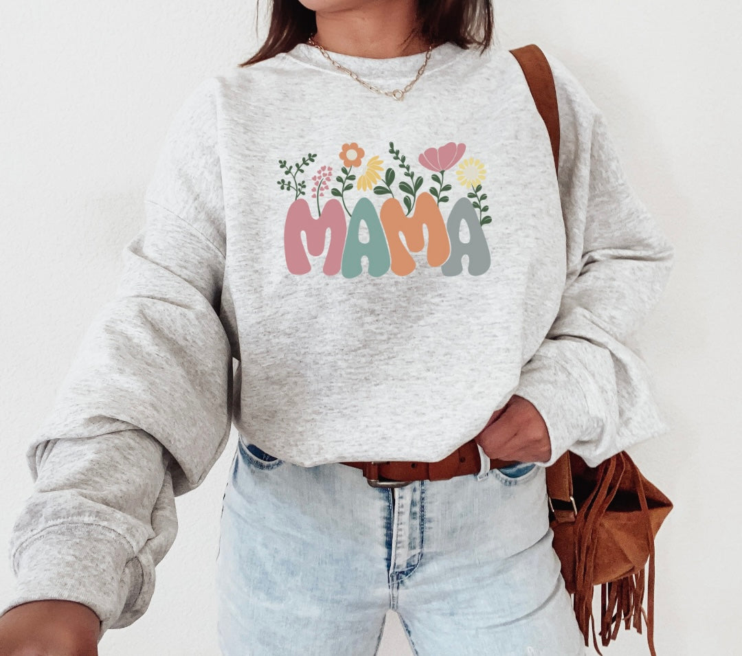 Floral Mama Crewneck