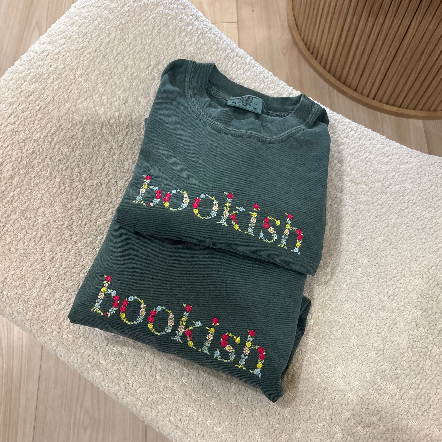 Bookish Embroidered Tee