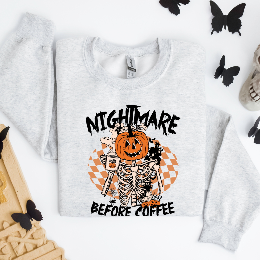 Nightmare Before Coffee Sweatshirt