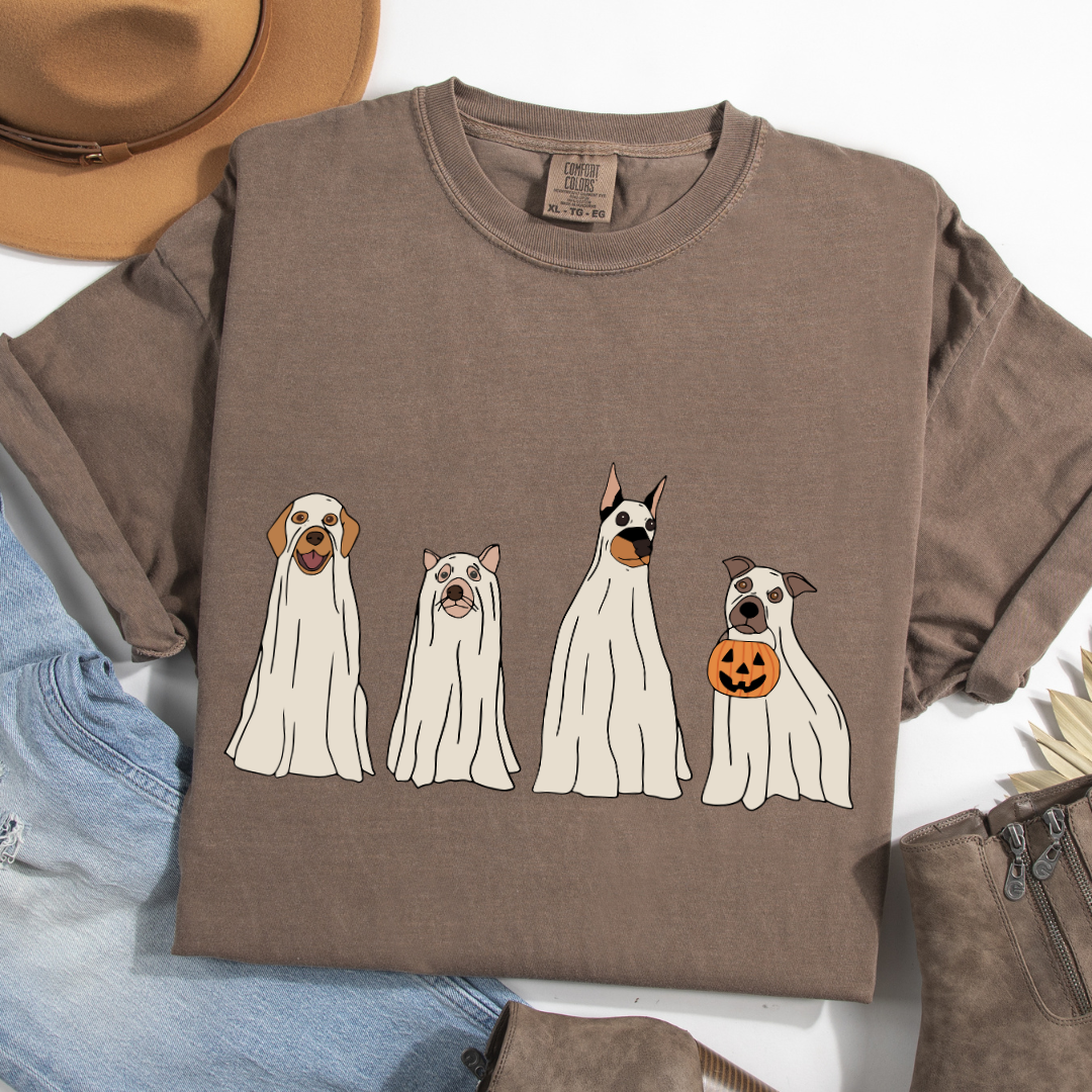 Spooky Ghost Dog Tee